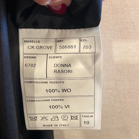 Di Stefano navy blue dress.  Made in Italy - Picture 5 of 5